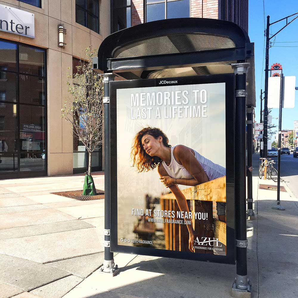 bus shelter mock up