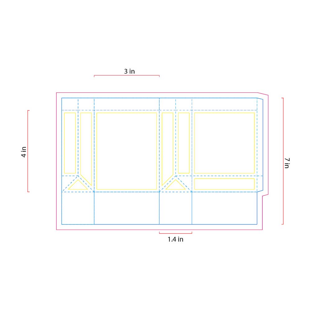 die template euro gift bag