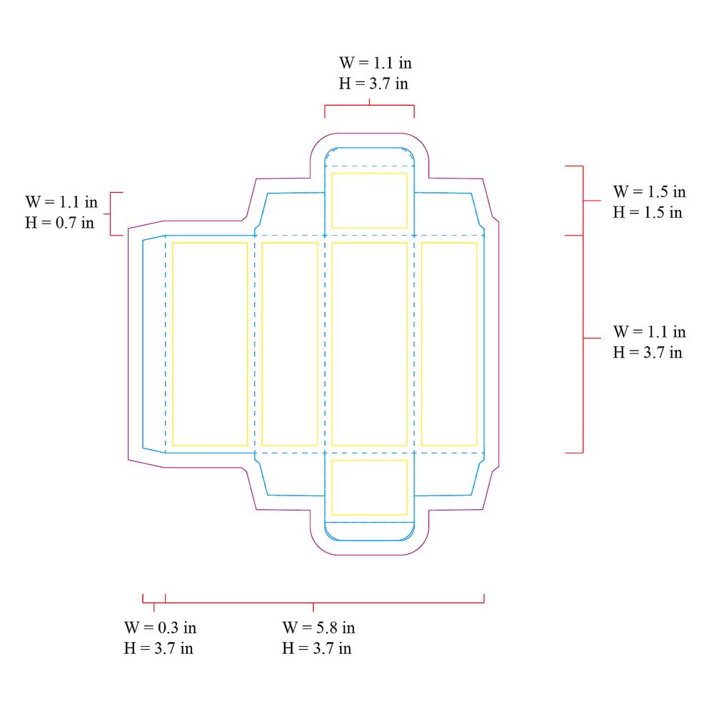 die template short box