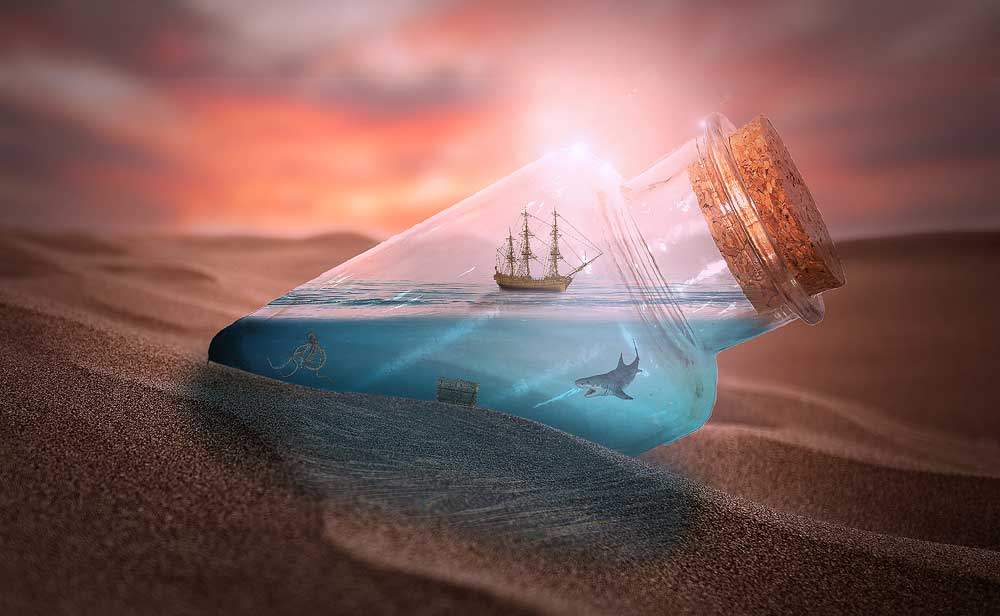 message in a bottle