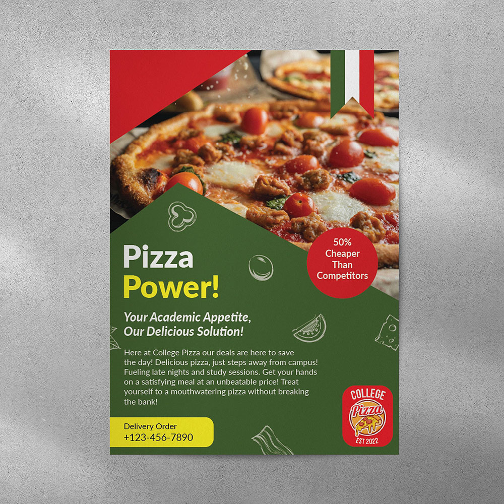 pizza mock up