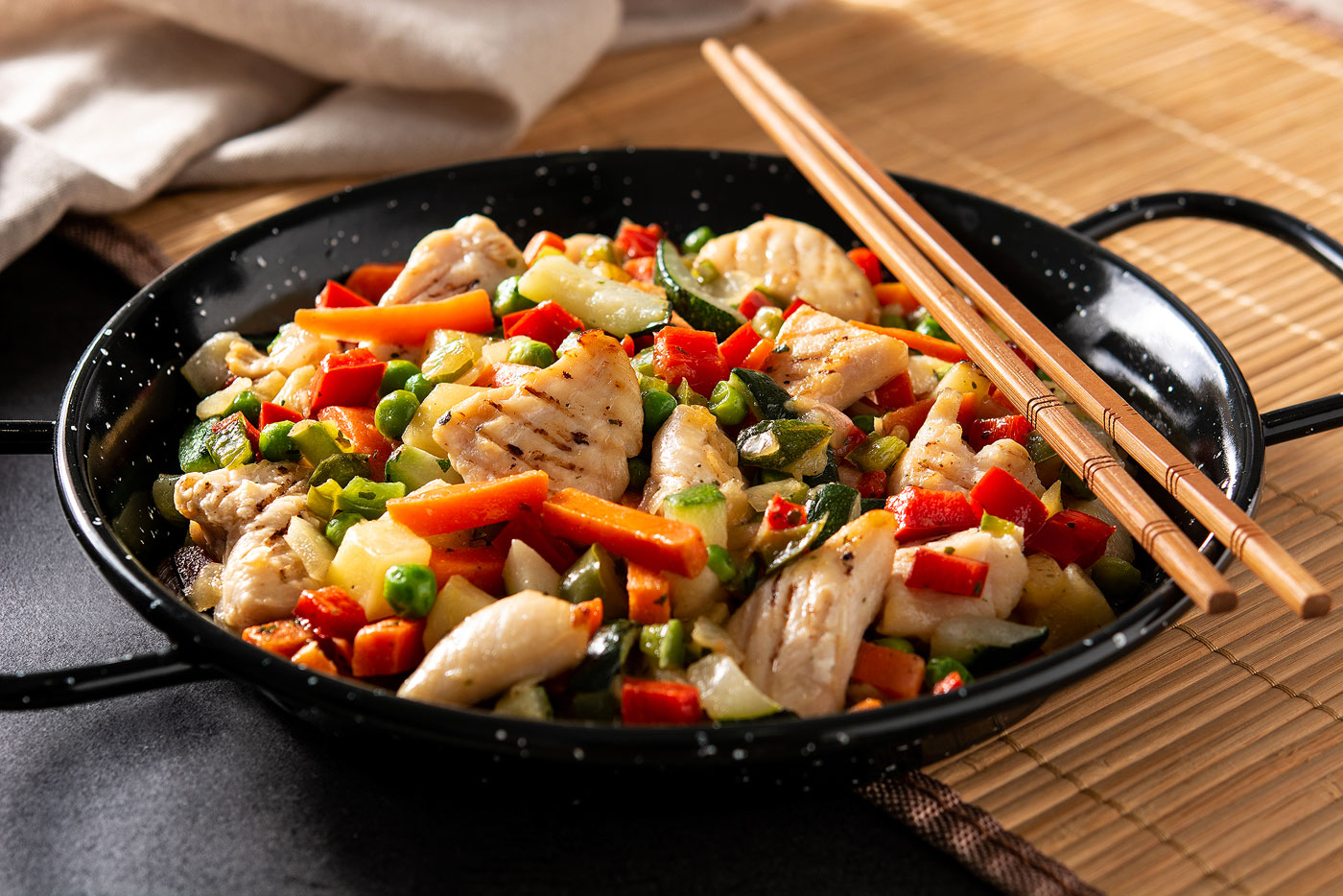 Chicken Stir Fry & Vegetables